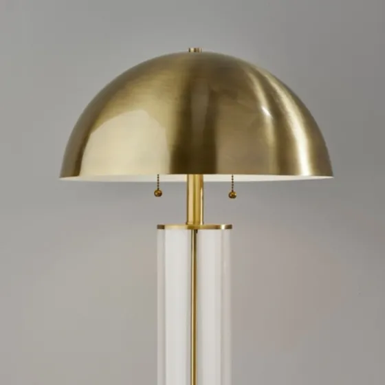 Metal Dome And Clear Glass Table Lamp-Kirkland's Home New