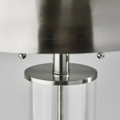 Metal Dome And Clear Glass Table Lamp-Kirkland's Home Fashion