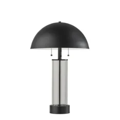 Metal Dome And Clear Glass Table Lamp-Kirkland's Home Discount