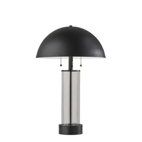 Metal Dome And Clear Glass Table Lamp-Kirkland's Home Discount