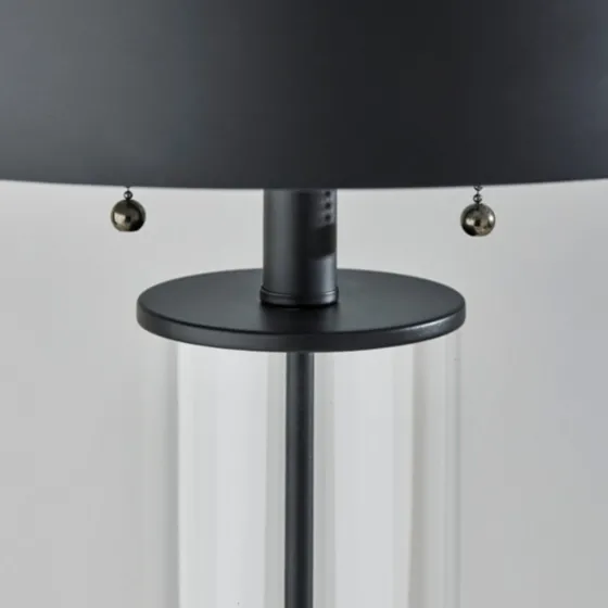 Metal Dome And Clear Glass Table Lamp-Kirkland's Home Discount