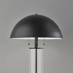 Metal Dome And Clear Glass Table Lamp-Kirkland's Home Discount