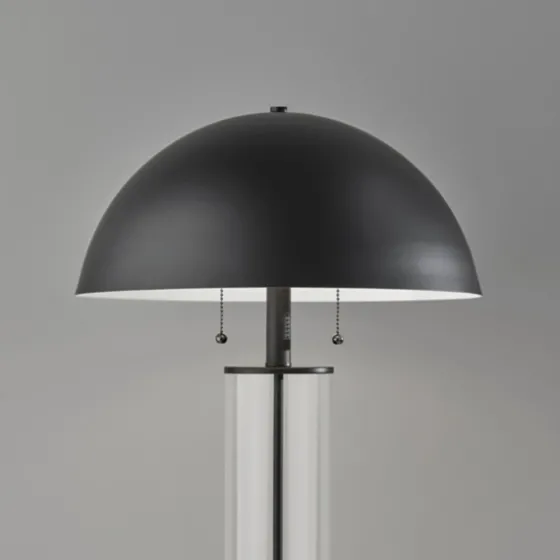 Metal Dome And Clear Glass Table Lamp-Kirkland's Home Discount