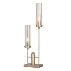 Metal Double Stem Table Lamp-Kirkland's Home Clearance
