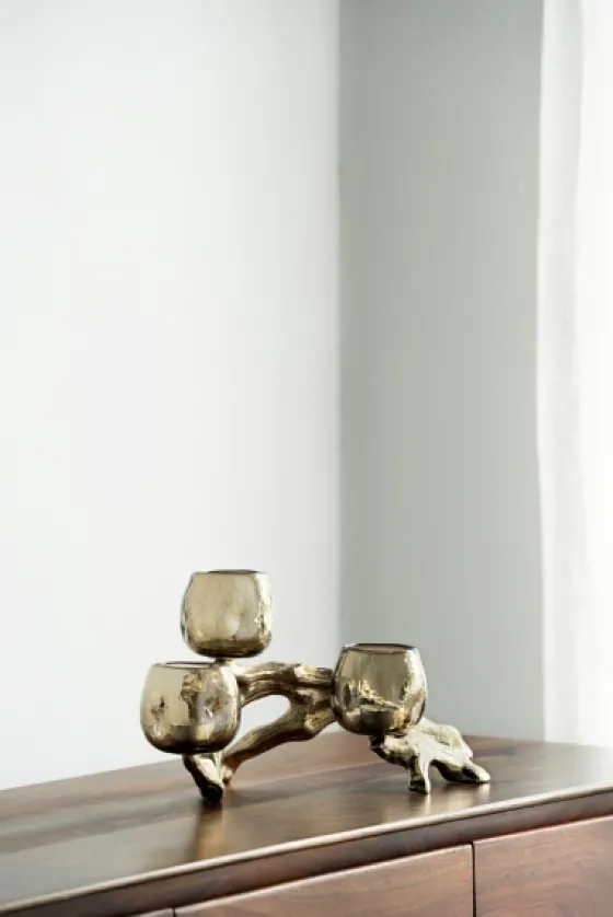 Metal Driftwood Votive Candle Holder-Kirkland's Home Fashion