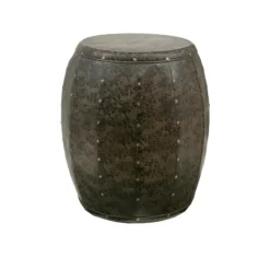 Metal Drum Kagen Accent Table-Kirkland's Home Shop