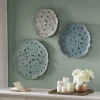 Metal Feather Round Wall Plaques, Set Of 3-Kirkland's Home Hot