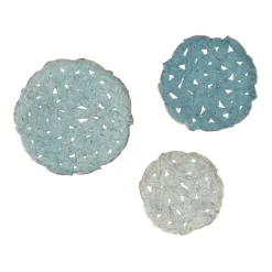 Metal Feather Round Wall Plaques, Set Of 3-Kirkland's Home Hot