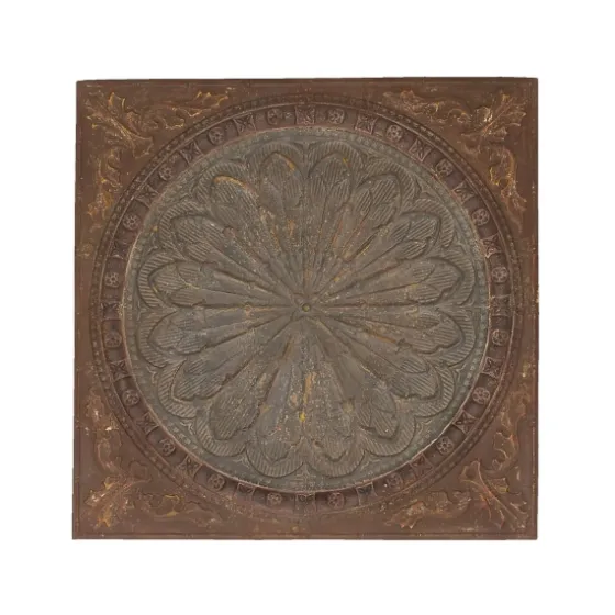 Metal Floral Medallion Wall Plaque-Kirkland's Home Discount