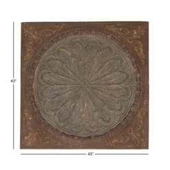 Metal Floral Medallion Wall Plaque-Kirkland's Home Discount