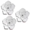 Metal Flower Wall Plaques, Set Of 3-Kirkland's Home Outlet