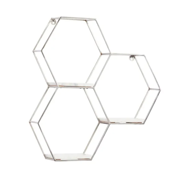 Metal Frame And White Marble Wall Shelf-Kirkland's Home Best Sale