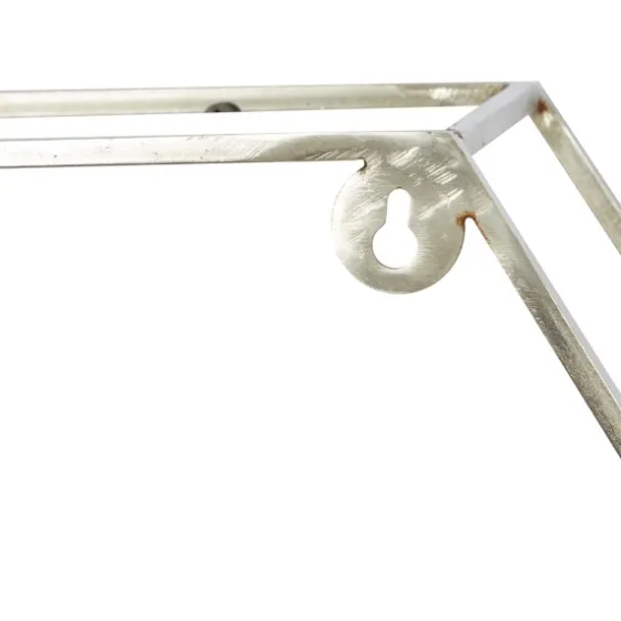 Metal Frame And White Marble Wall Shelf-Kirkland's Home Best Sale