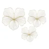 Metal Frame Floral Wall Plaques, Set Of 3-Kirkland's Home Online