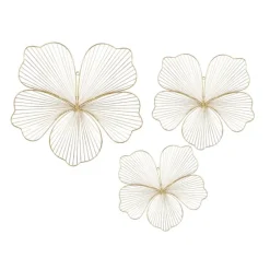 Metal Frame Floral Wall Plaques, Set Of 3-Kirkland's Home Online
