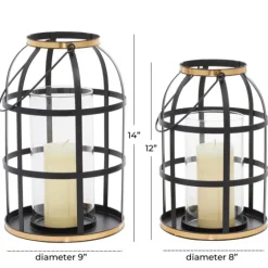 Metal Frame Lanterns, Set Of 2-Kirkland's Home Best