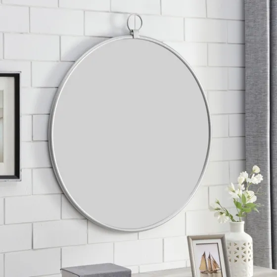 Metal Frame Round Wall Mirror-Kirkland's Home Cheap