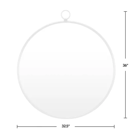 Metal Frame Round Wall Mirror-Kirkland's Home Cheap