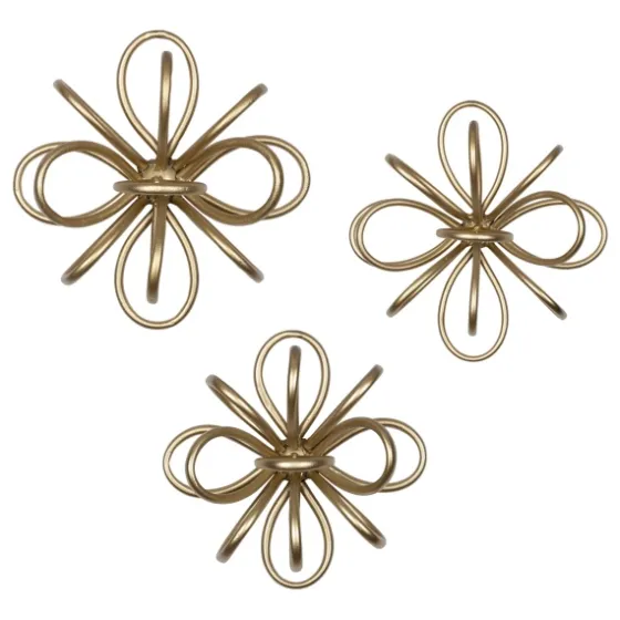 Metal Geometric Burst 3-Pc. Wall Plaques Set-Kirkland's Home Sale