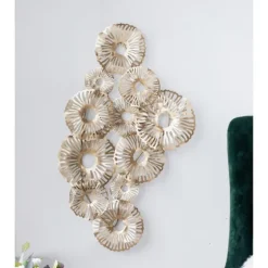 Metal Geometric Coral Clusters Wall Plaque-Kirkland's Home Best Sale
