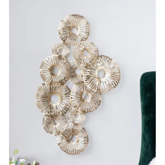 Metal Geometric Coral Clusters Wall Plaque-Kirkland's Home Best Sale