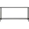 Metal Glass Top Console Table-Kirkland's Home Online