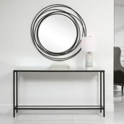 Metal Glass Top Console Table-Kirkland's Home Online