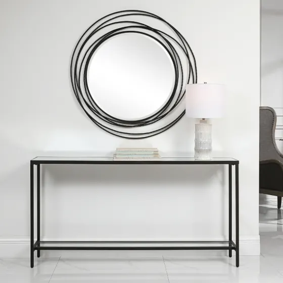 Metal Glass Top Console Table-Kirkland's Home Online