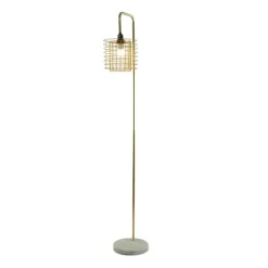 Metal Grid Shade Floor Lamp-Kirkland's Home Flash Sale