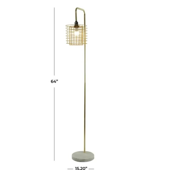Metal Grid Shade Floor Lamp-Kirkland's Home Flash Sale