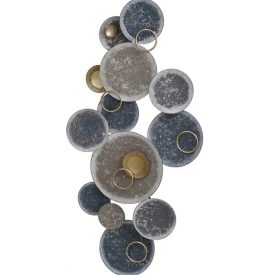 Metal Hammered Discs Wall Plaque-Kirkland's Home Shop