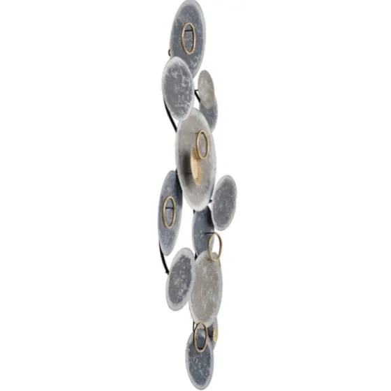 Metal Hammered Discs Wall Plaque-Kirkland's Home Shop