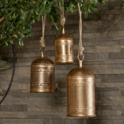Metal Hanging Bells, Set Of 3-Kirkland's Home Flash Sale
