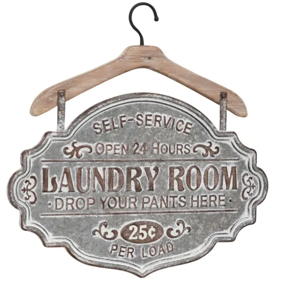 Metal Laundry Room Wall Plaque-Kirkland's Home Discount