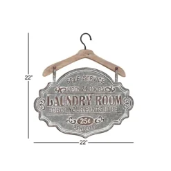 Metal Laundry Room Wall Plaque-Kirkland's Home Discount