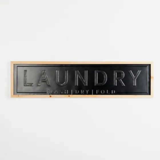 Metal Laundry Wall Plaque-Kirkland's Home Cheap