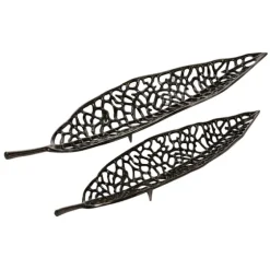 Metal Leaf Trays, Set Of 2-Kirkland's Home Cheap