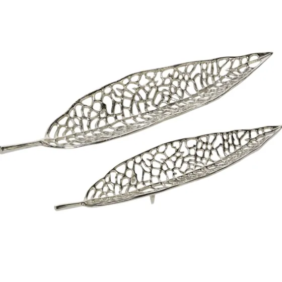 Metal Leaf Trays, Set Of 2-Kirkland's Home Discount