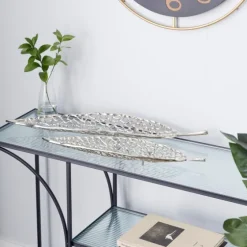 Metal Leaf Trays, Set Of 2-Kirkland's Home Discount