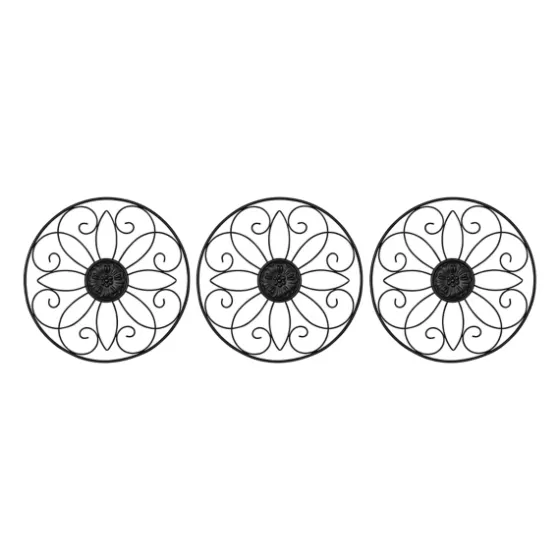 Metal Medallion Wall Plaques, Set Of 3-Kirkland's Home Sale