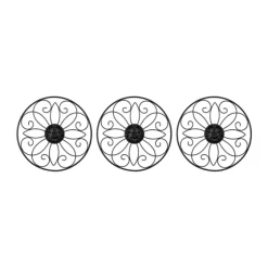 Metal Medallion Wall Plaques, Set Of 3-Kirkland's Home Sale