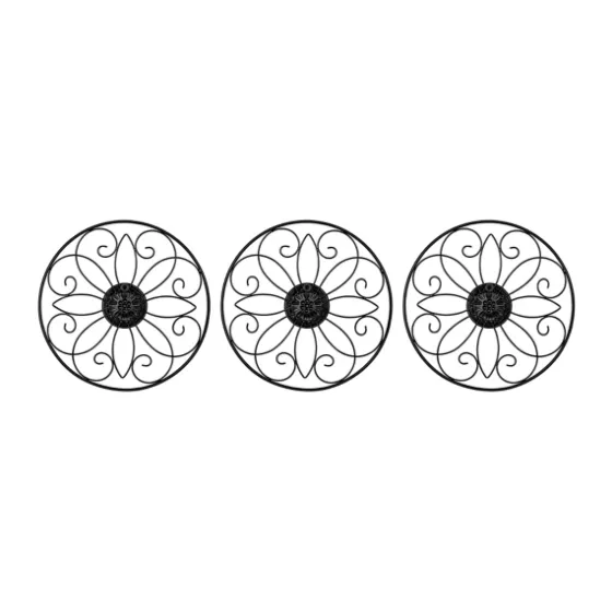Metal Medallion Wall Plaques, Set Of 3-Kirkland's Home Sale