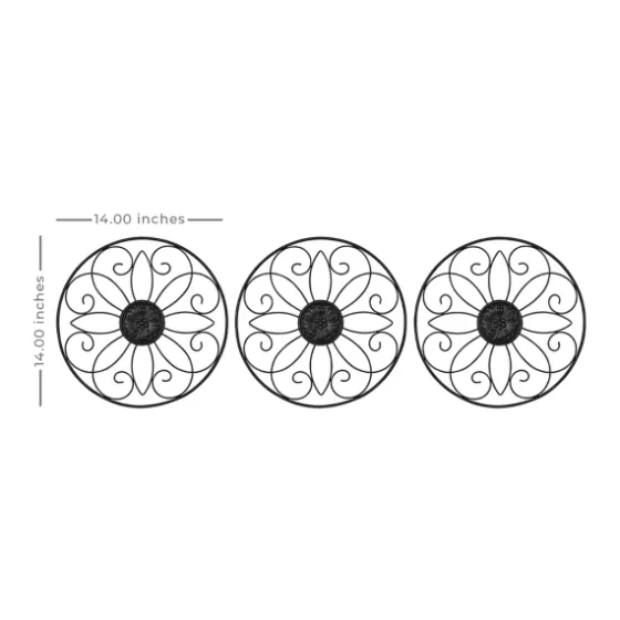 Metal Medallion Wall Plaques, Set Of 3-Kirkland's Home Sale