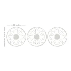 Metal Medallion Wall Plaques, Set Of 3-Kirkland's Home Best