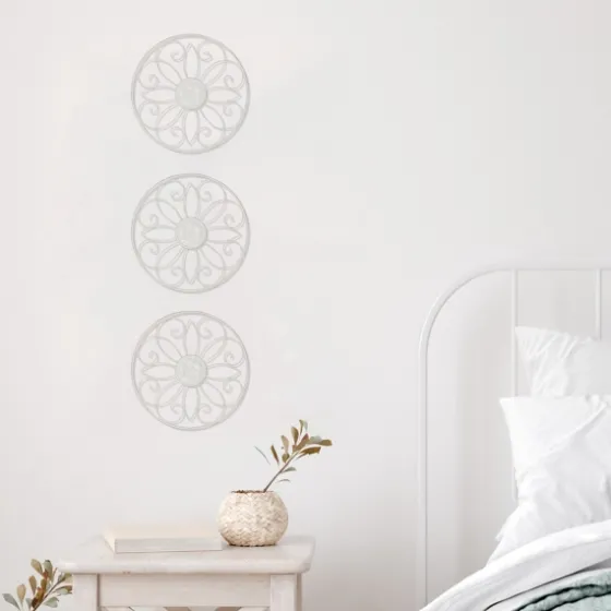 Metal Medallion Wall Plaques, Set Of 3-Kirkland's Home Best
