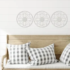 Metal Medallion Wall Plaques, Set Of 3-Kirkland's Home Best