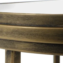 Metal Mirror Top 2-Pc. Nesting Side Table Set-Kirkland's Home Fashion
