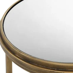 Metal Mirror Top 2-Pc. Nesting Side Table Set-Kirkland's Home Fashion