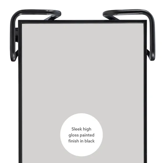 Metal Mirrored Shelves Bar Cart-Kirkland's Home Shop