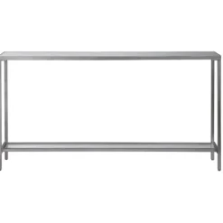 Metal Mirrored Top Slim Console Table-Kirkland's Home Fashion